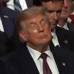 Donald Trump, surprins cu ochii închiși la funeraliile lui Lindsey Graham; imaginile au devenit virale