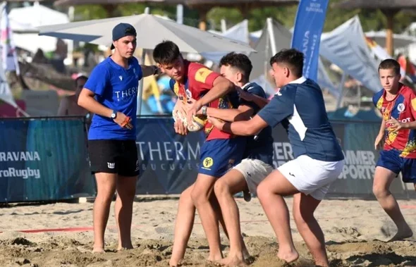 Campionatul Național de Beach Rugby revine la Therme: juniorii și „Stejarii” îi întâmpină pe fani