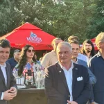Nicușor Dan, prezent la recepția de 4 iulie de la Snagov alături de oameni de afaceri și diplomați