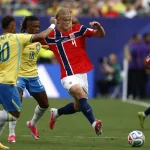 Erling Haaland decise meciul cu Brazilia: dublă și 62 de goluri pentru Norvegia