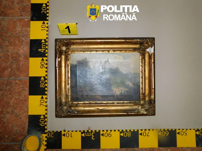 Zece tablouri furate din Italia, găsite în Constanța și predate autorităților italiene