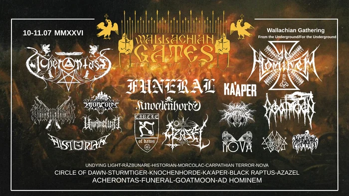 Anunț despre un festival de black metal cu trupe asociate NSBM la Buzău, autoritățile monitorizează situația