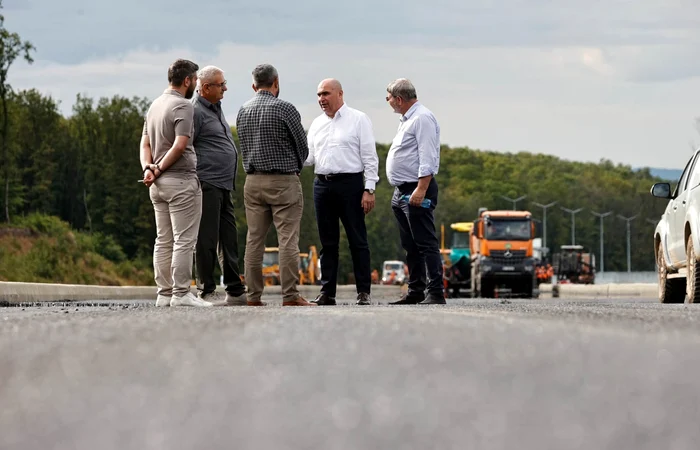 Ilie Bolojan a inspectat șantierul Autostrăzii Transilvania: când se va circula între Cluj și Zalău