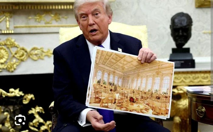 Trump cere Curții Supreme autorizație pentru continuarea lucrărilor la sala de bal de la Casa Albă