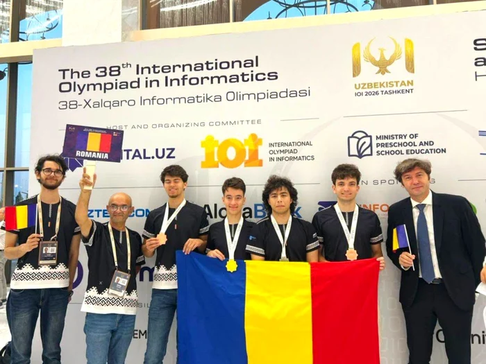 România, pe podium la IOI 2026: aur, argint și două bronzuri pentru echipa națională