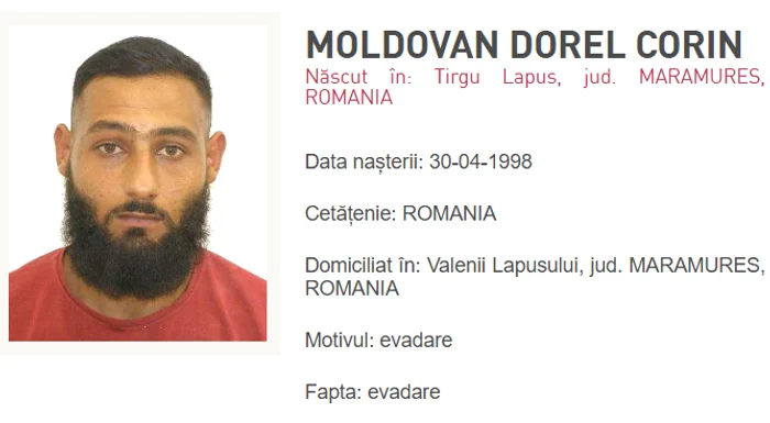Deținut evadat dintr-un punct de lucru din Baia Mare: ar fi spus că „merge să-și omoare soția”