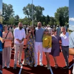 Pistă de atletism de 2.800 mp la Palatul Copiilor din Constanța, realizată de Caravana Fericirii și Waterboyz