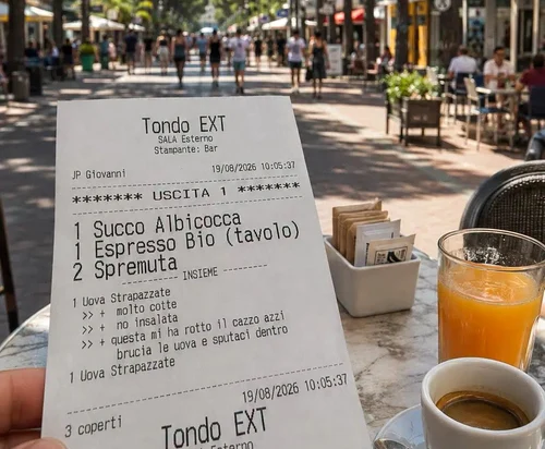 Turiști brazilieni șocați în Riccione după ce un chelner a scris pe bon «arde-i ouăle și scuipă în ele»
