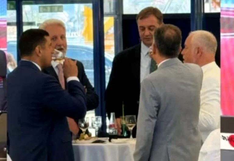Marius Lazurca, George Simion și alți oficiali surprinși la aceeași masă după ceremoniile de 15 august