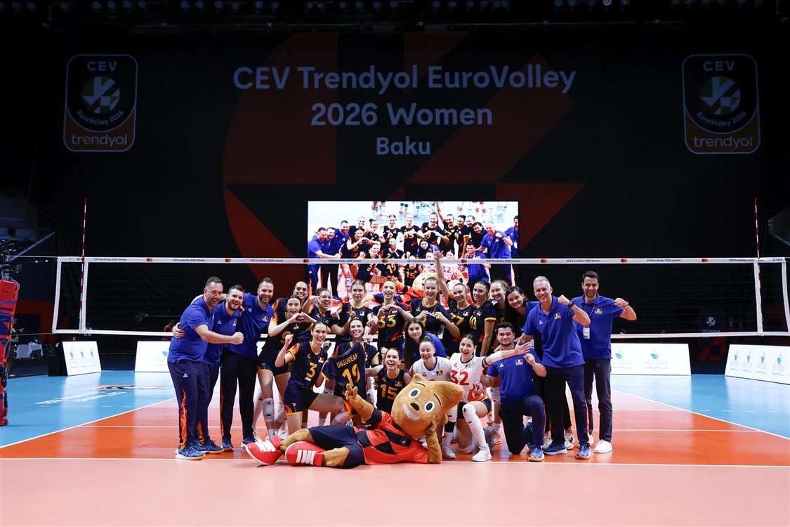 România a încheiat pe o notă pozitivă participarea la CE de volei, 3-0 cu Spania