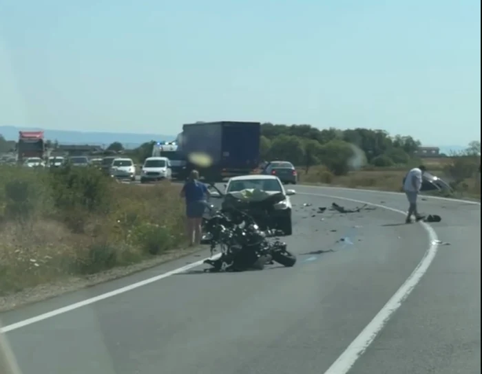 Motociclist polonez de 59 de ani a murit după un accident pe DN1, în zona Oșorhei (Bihor)