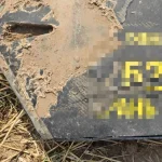 Fragmente ale unei drone rusești „Gheran-2” găsite lângă satul Văleni, raionul Cahul
