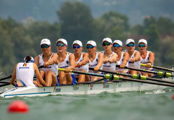 România stabilește nou record la 8+1 feminin la CE de canotaj de la Varese