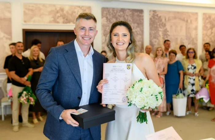Irina Begu s-a căsătorit cu antrenorul ei, fostul Top 100 ATP Victor Crivoi