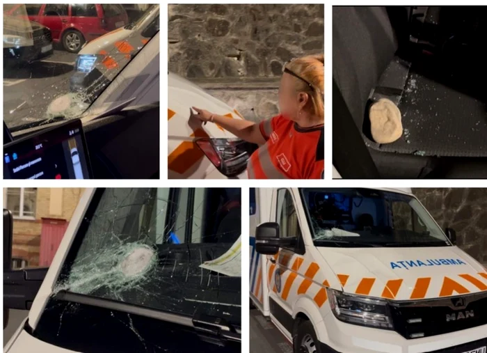 Șoferul ambulanței atacate la Recea-Cristur, operat de două ori; riscă să rămână cu vederea afectată