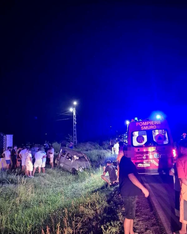 Cinci persoane au murit după răsturnarea unui autoturism pe DN61, în Dâmbovița