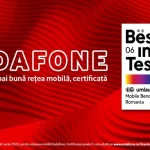 Vodafone România, pentru al cincilea an consecutiv, certificată „Best in Test” de umlaut pentru rețeaua mobilă