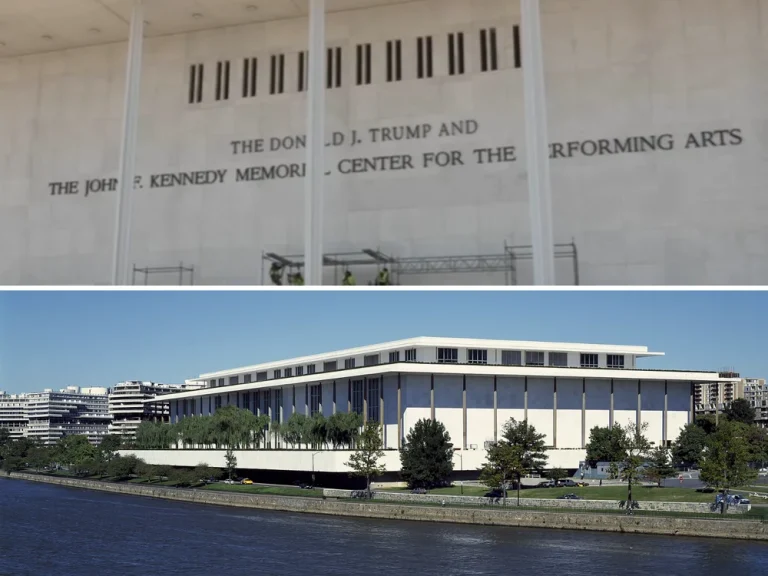 Centrul Kennedy riscă falimentul; conducerea propune adăugarea numelui lui Trump pe fațadă pentru a atrage fonduri