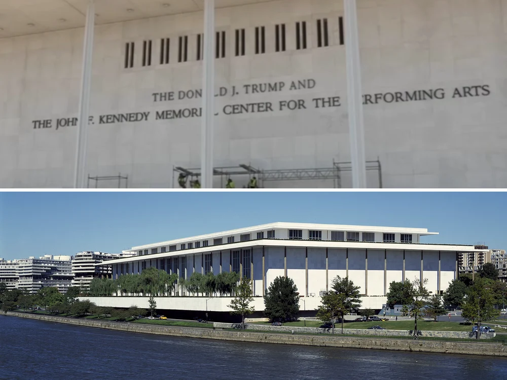 Centrul Kennedy riscă falimentul; conducerea propune adăugarea numelui lui Trump pe fațadă pentru a atrage fonduri