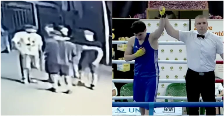 Boxer minor din Bacău, reținut după ce a bătut un bărbat de 25 de ani în fața unui supermarket