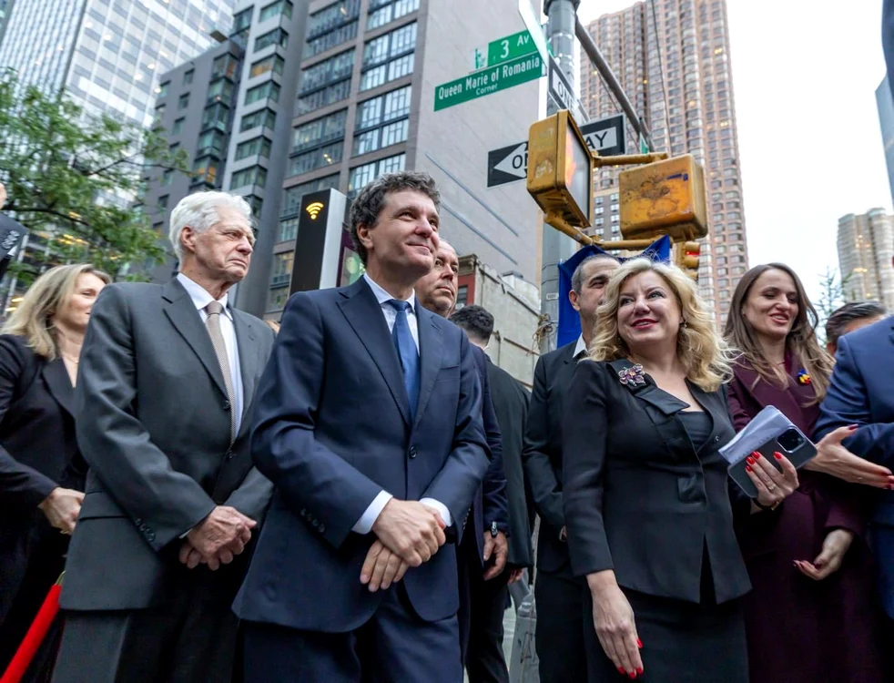 Nicușor Dan, la New York: inaugurare pentru Regina Maria și întâlnire cu comunitatea românească din SUA