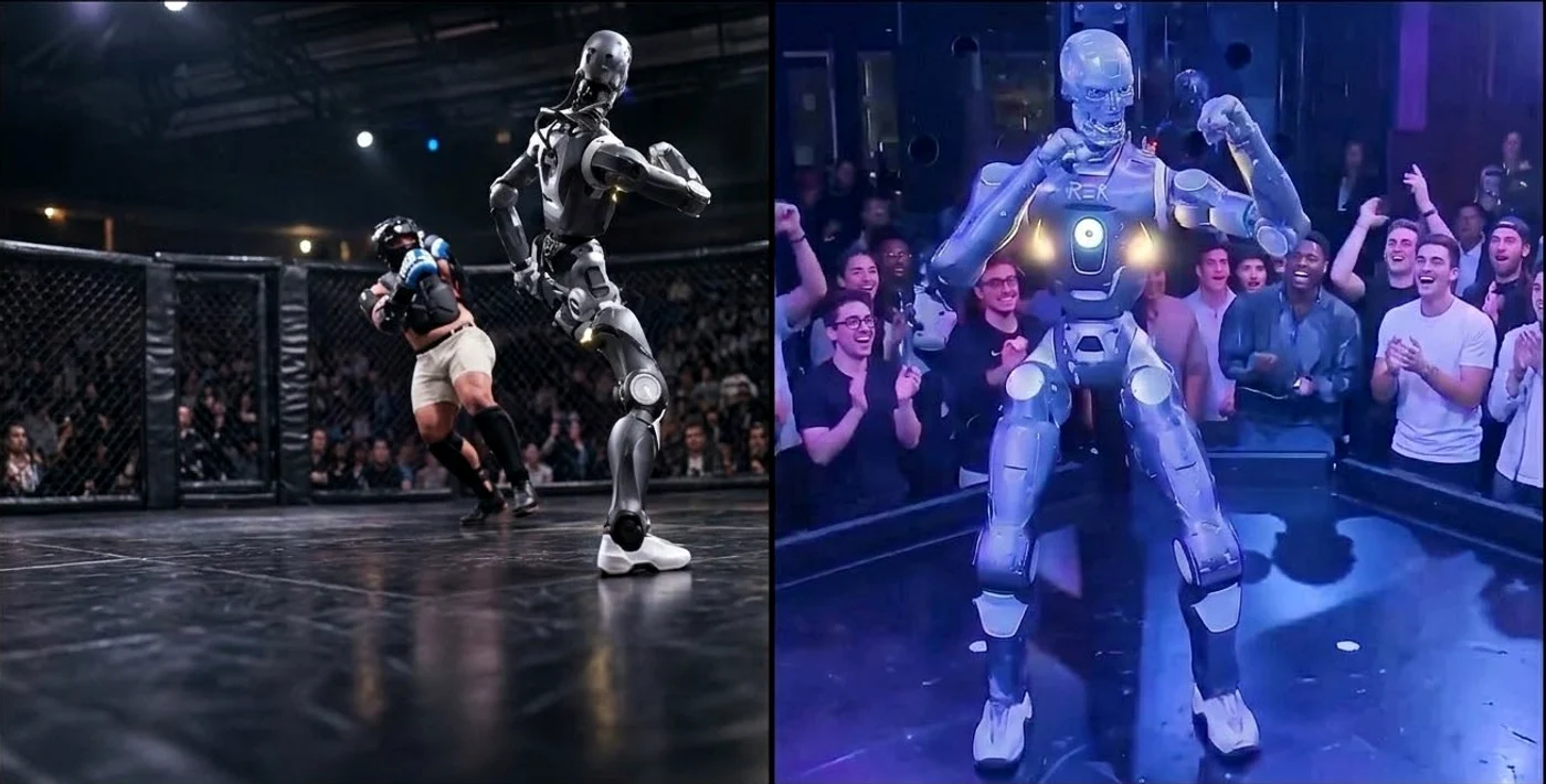 Confruntare virală între influencer și robot: „Human vs Terminator” s-a încheiat cu rezultat controversat