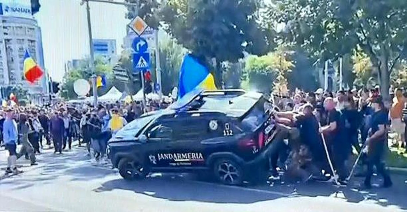 Doi membri AUR reținuți după protestul ciobanilor; unul este fiul unui fost prefect PNL