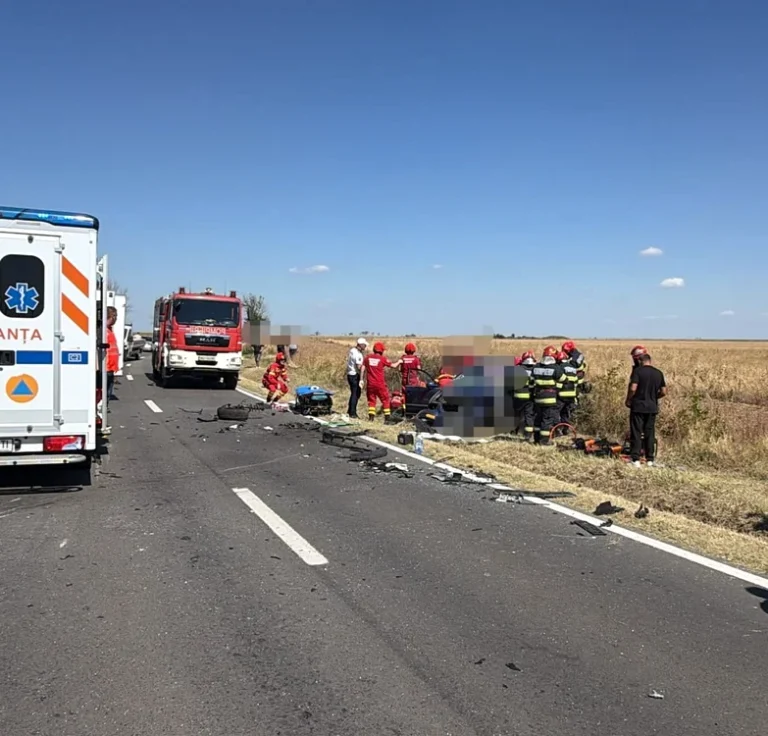 Accident mortal pe DN65C în Dolj: o femeie de 54 de ani a decedat, trei persoane rănite