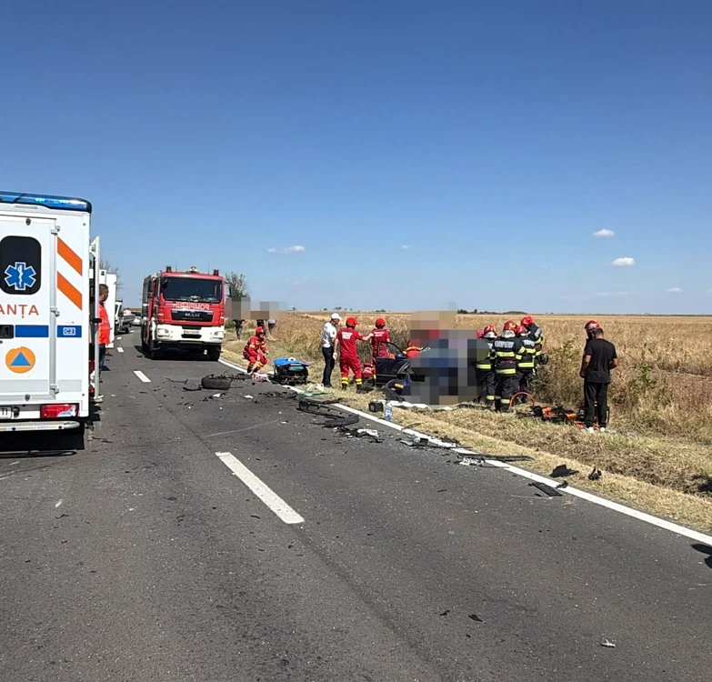 Accident mortal pe DN65C în Dolj: o femeie de 54 de ani a decedat, trei persoane rănite