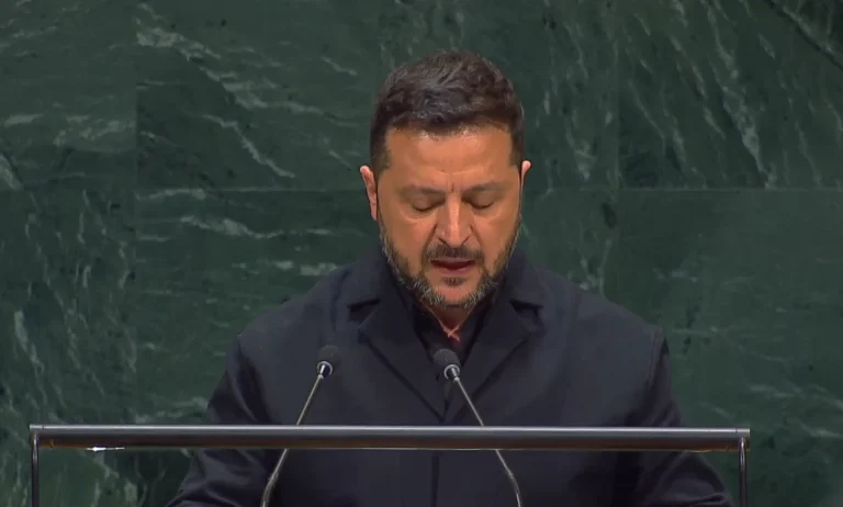 Zelenski, la ONU: Putin a declanșat „nebunia” care trage lumea în război