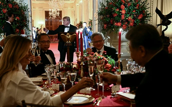 Ce au mâncat Donald Trump și Xi Jinping la cina de stat de la Casa Albă