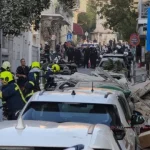 Explozie puternică în Plaka: o clădire rezidenţială s-a prăbuşit, trei răniţi