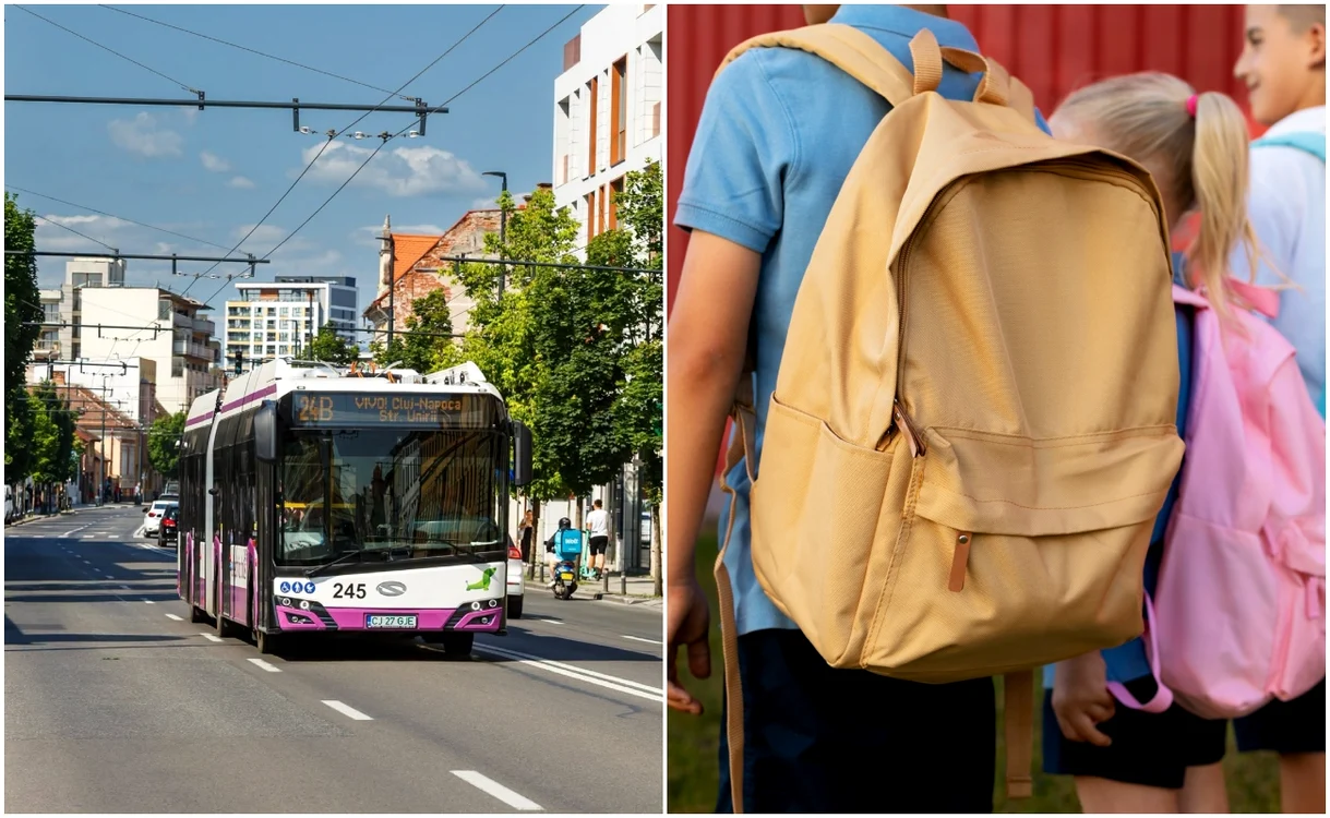 Cum își pot reînnoi elevii din Cluj abonamentele gratuite de transport în septembrie
