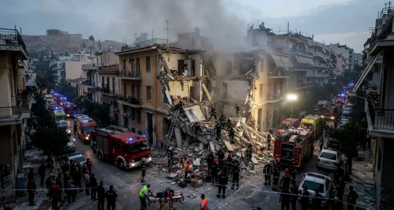 Șase morți după explozia din centrul Atenei; printre victime se numără patru cetățeni americani