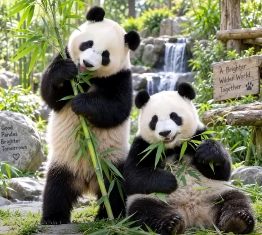 Doi urşi panda pleacă din China spre Atlanta în cadrul unui acord bilateral de zece ani