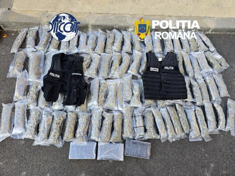 Cetățean bulgar prins în Dolj cu peste 3 kg de cocaină și circa 11 kg de canabis ascunse în portbagaj