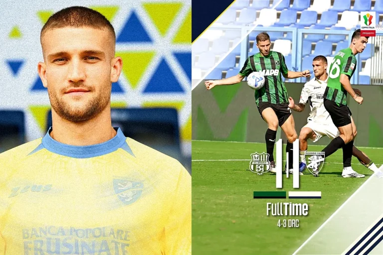 Daniel Bîrligea a înscris, dar golul nu a fost validat; Frosinone eliminată de Sassuolo la penalty-uri