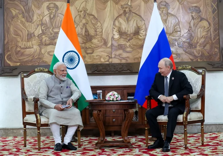 Modi îi cere lui Putin încetarea războiului din Ucraina la summitul SCO de la Bișkek