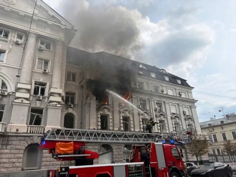 O dronă a lovit sediul central al SBU din Kiev, ajungând în biroul șefului interimar