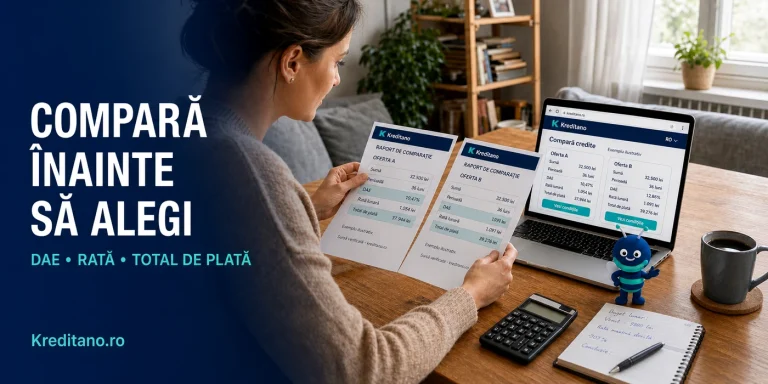 Rata mică nu mai convinge singură: românii compară DAE, totalul și condițiile înainte de a lua un credit