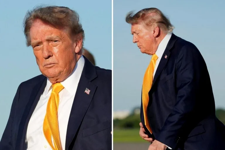 Schimbarea de look a lui Donald Trump stârnește ironii: părul pare mai închis, aproape brunet