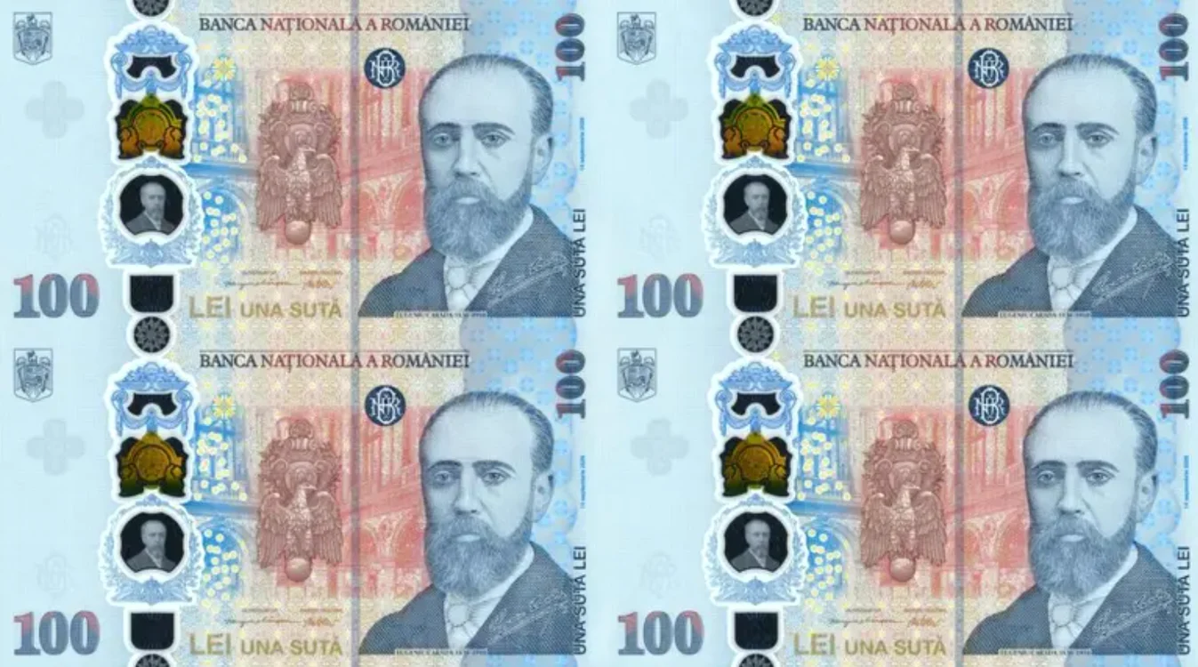 BNR pune în circulație o bancnotă aniversară de 100 de lei dedicată lui Eugeniu Carada