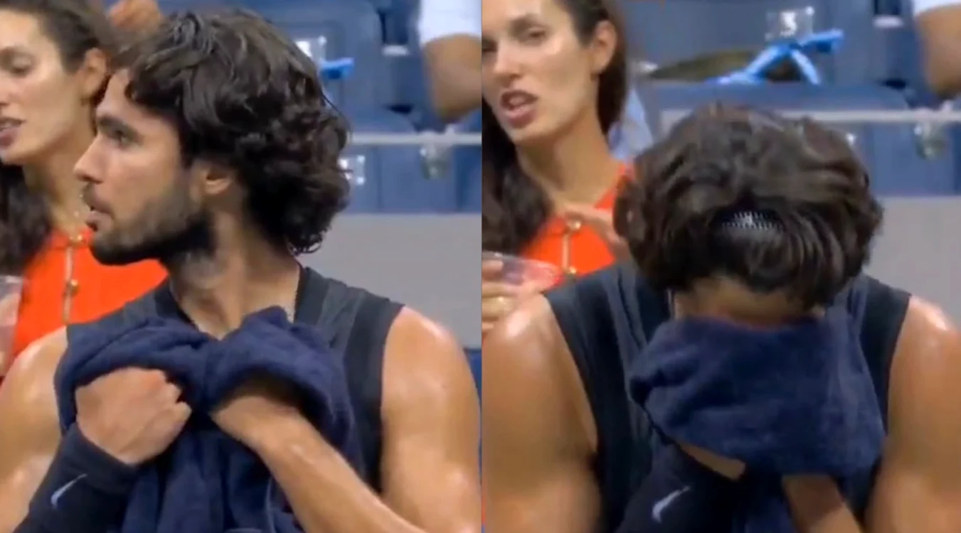 Carlos Alcaraz eliminat la US Open după un meci covârșitor: a vomitat pe prosop din cauza efortului