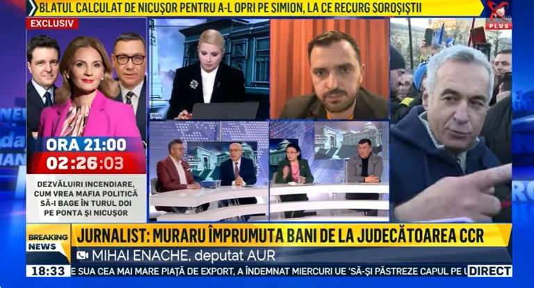 CNA a sancționat din nou Realitatea Plus cu 15.000 lei pentru lipsă de imparțialitate și informare incorectă