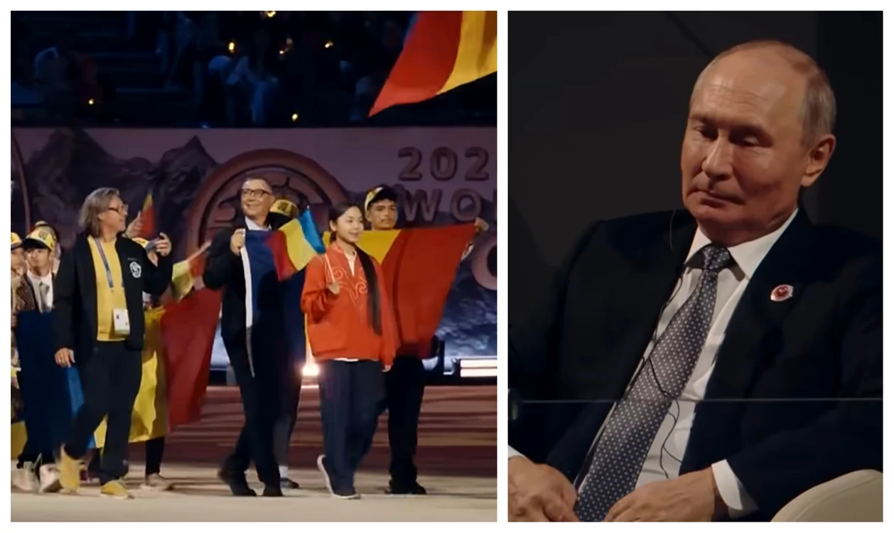 Victor Ponta a participat la deschiderea Jocurilor Mondiale ale Nomazilor din Bișkek; Vladimir Putin prezent în tribune