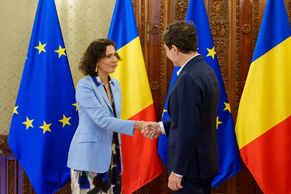 Comisara europeană Hadja Lahbib, în vizită la București și Chișinău pentru pregătire, solidaritate și egalitate