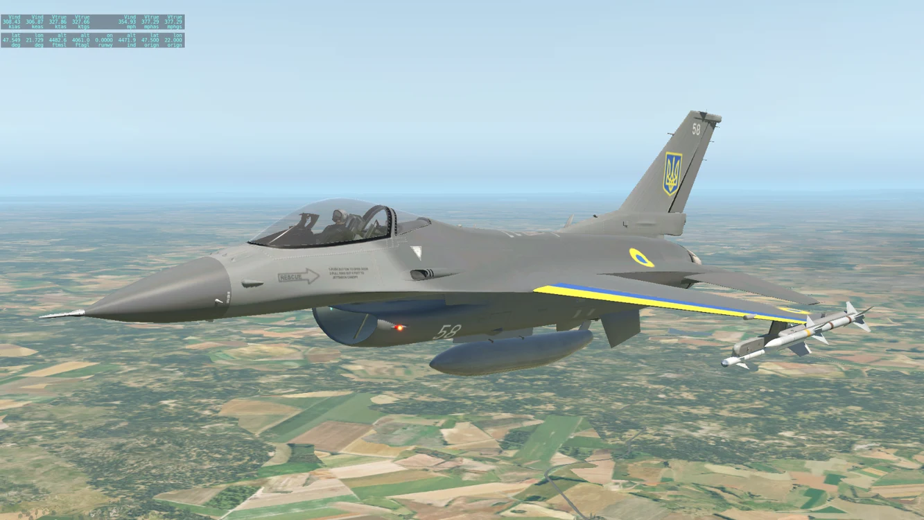 Ucraina rămâne aproape fără rachete pentru F-16, în fața dronelor și rachetelor rusești