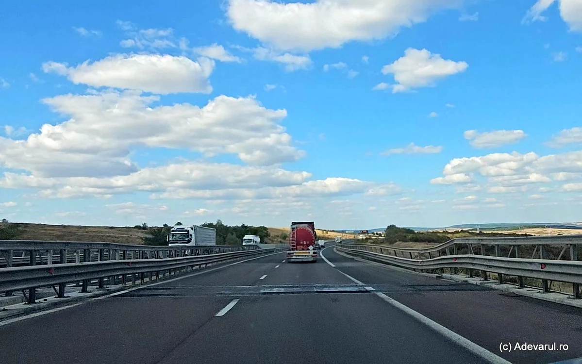 Probleme persistente pe un tronson al A1, la zece ani de la redeschidere: denivelări lângă Viaductul Aciliu