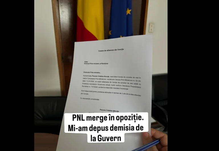 Demisie în Cancelaria premierului Bolojan după decizia PNL de a trece în opoziție