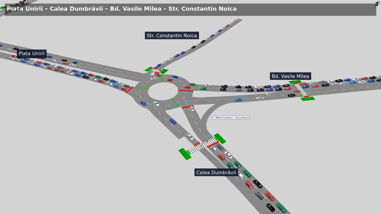 Sistemul de semaforizare „inteligentă” din Sibiu, oprit după două ore din cauza blocajelor